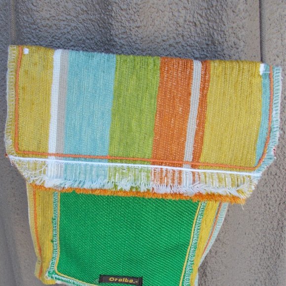 Handmade Oralba Colorful Fabric Crossbody Purse - Picture 3 of 8
